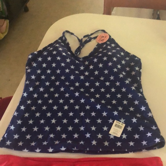 Bobbie Brooks Red White and Blue Ladies Swim suit - Picture 2 of 7